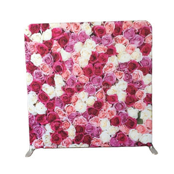rose flower printing fabric backdrop for events